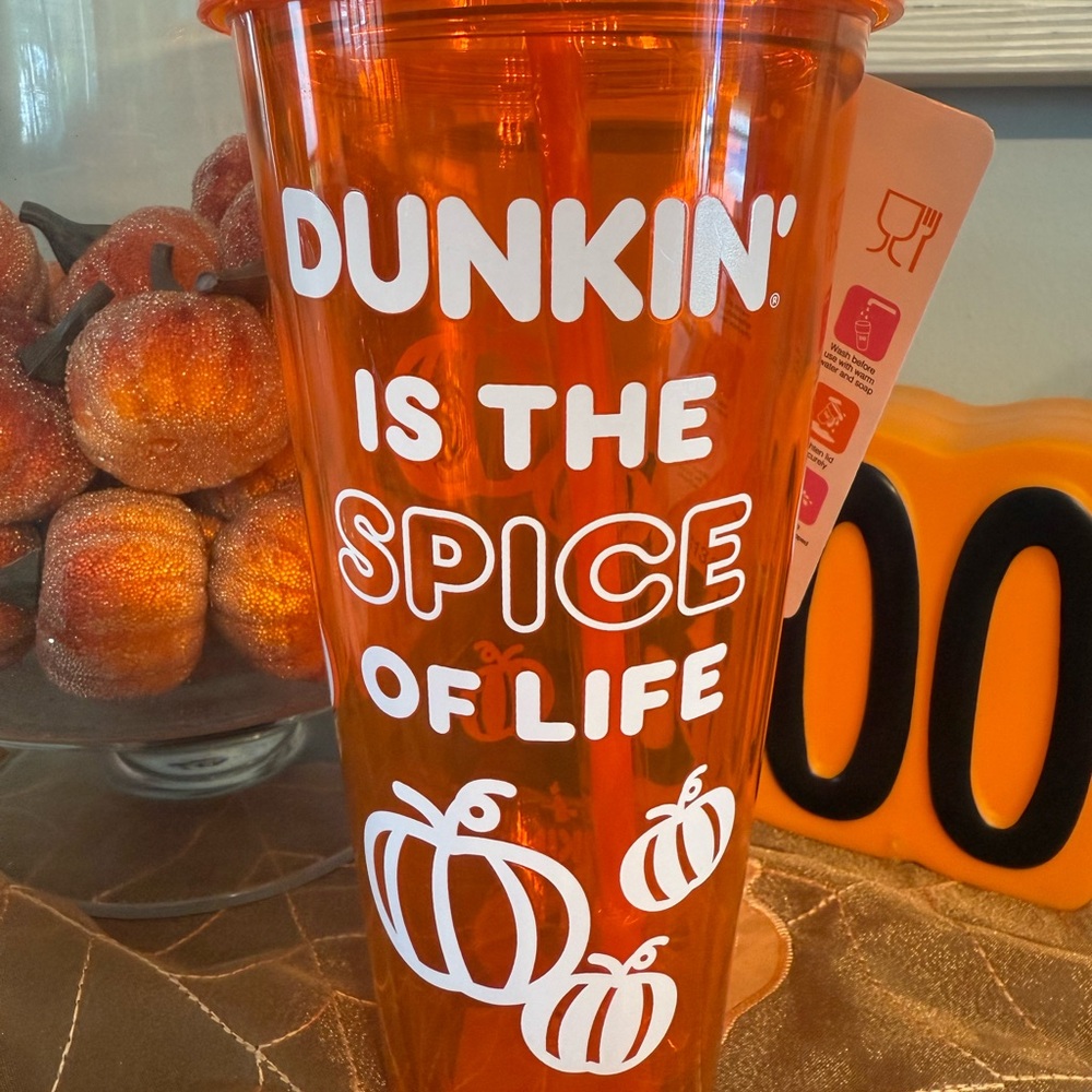 Dunkin’ Orange Glow in the Dark Halloween Tumbler - Spice of Life